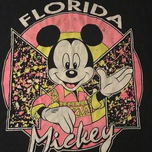 Vintage Neon Mickey Mouse THIN Tee